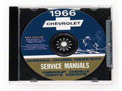 Full Size Chevy Overhaul/Chassis/Body Service Manuals (CD-ROM)