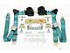 Chevy Shoulder Harness, Seat Belt Kit, 3-Point Retractable,Turquoise, 1955-1957