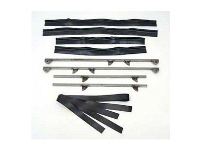 Side Glass Installation/Setting Kit,2Dr Sedan,55-57