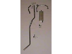 Chevy Single Exhaust System, For Use With 2 Or 4-Barrel Carburetor, Aluminized, Wagon, Nomad, Delivery, 1955