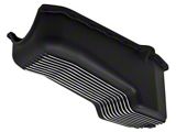 Chevy Small Block Black Aluminum Stock Capacity Oil Pan, Retro Finned