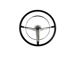 Chevy Steering Wheel, Complete Retromod, 16 Diameter, Tri-5, 1955-1956