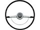 Steering Wheel with Horn Ring; Black; 16-Inch (1964 Impala)