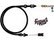 Chevy Throttle Cable Assembly, LS1 & Ramjet, 36 long, Hi Tech Lokar, Black Stainless Steel, 1955-1957