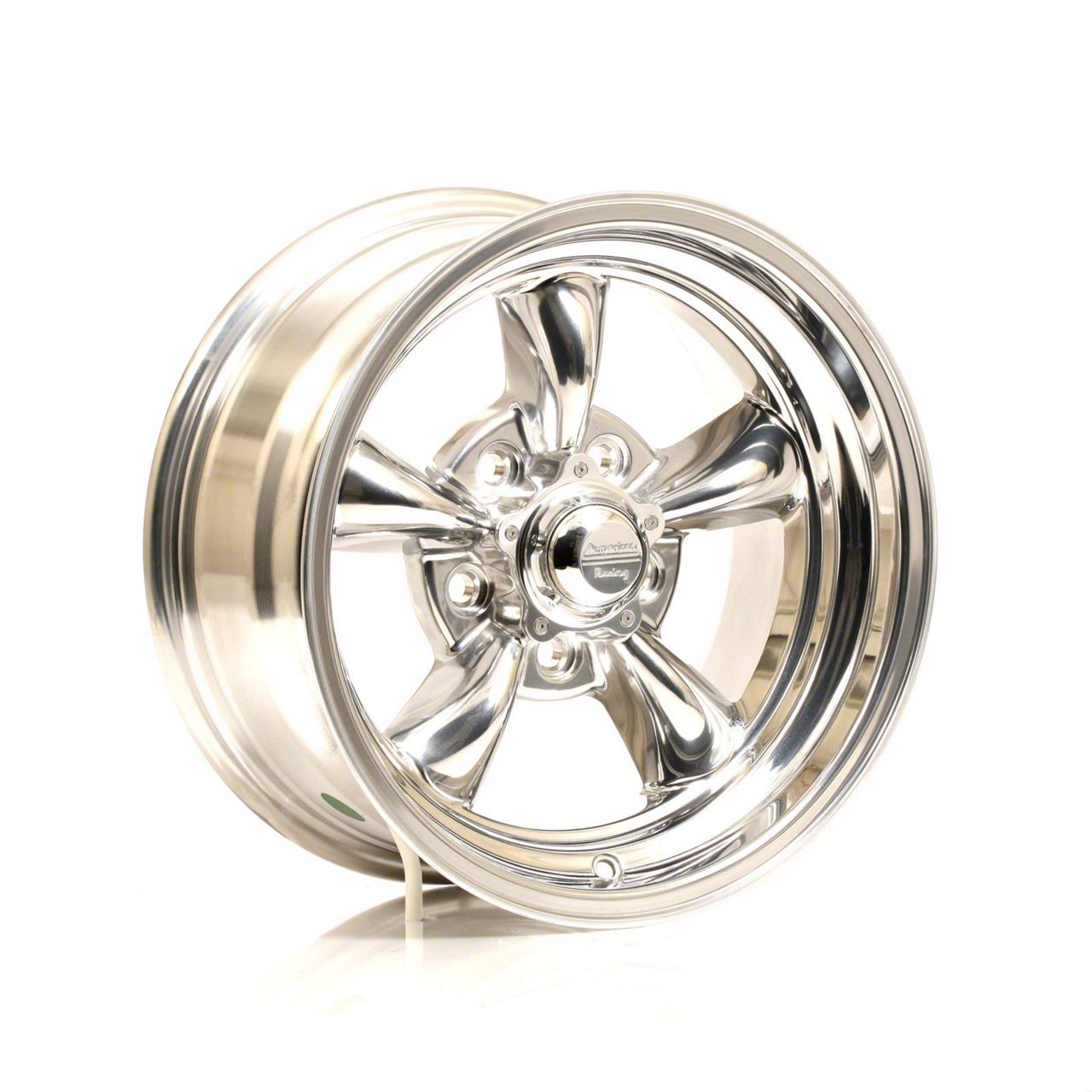 Ecklers Torq Thurst II Polished Wheel; 15x7; -6mm Offset (55-57 150, 210,  Bel Air, Nomad)