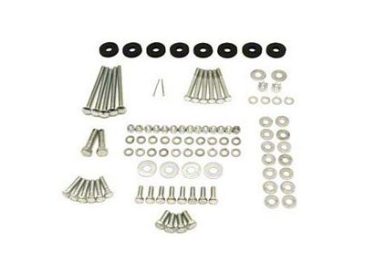 Chevy Transmission Installation Bolt Set, Turbo-Hydra-Matic200, 350 Or 700R4 TH200, 350, 700R4 , 1955-1957