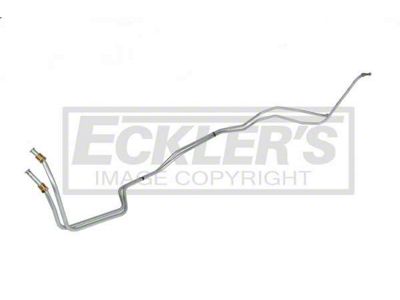 Chevy Transmission Cooler Line, Powerglide, V8, Aluminum, Stainless Steel 1962-1964