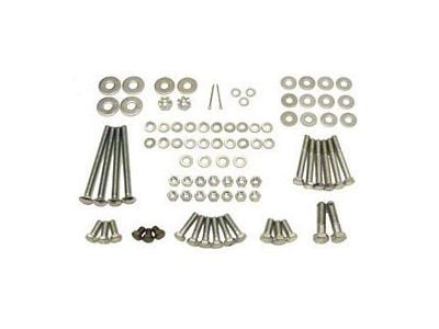 Chevy Transmission Installation Bolt Set, Turbo Hydra-Matic400, TH400 , 1955-1957