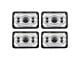 4x6 LED Headlights; Low and High Beam; Chrome Housing; Clear Lens (73-87 Blazer, C10, C15, Jimmy, K10, K15, K20)