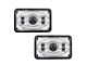 4x6 LED Projection Headlights; Low Beam; Chrome Housing; Clear Lens (73-87 Blazer, C10, C15, Jimmy, K10, K15, K20)