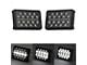 4x6 SLIM LINE Multi LED Projection Headlights; High Beam; Black Housing; Clear Lens (73-87 Blazer, C10, C15, Jimmy, K10, K15, K20)