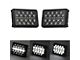 4x6 SLIM LINE Multi LED Projection Headlights; Low Beam; Black Housing; Clear Lens (73-87 Blazer, C10, C15, Jimmy, K10, K15, K20)