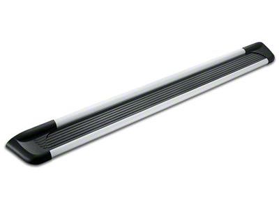 79-Inch Sure-Grip Running Boards; Brushed Aluminum (88-98 C1500/C2500/C3500/K1500/K2500/K3500 Extended Cab)