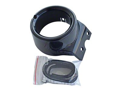 A/C Vent Ball Housing with Felts; Black; Driver Side (67-72 Blazer, C10, C20, Jimmy, K10, K20, Suburban)