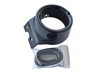 A/C Vent Ball Housing with Felts; Black; Passenger Side (67-72 Blazer, C10, C20, Jimmy, K10, K20, Suburban)