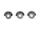 Chevy Truck Air Conditioning Control Dash Bezel Set, 1963-1966