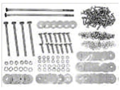 Bed Bolt Kit,Zinc Plated,,Longbed,Stepside,47-50