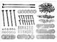 Bed Bolt Kit,Zinc Plated,,Longbed,Stepside,47-50