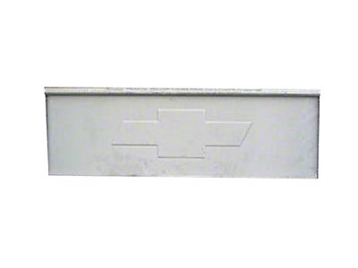 Chevy Truck Bed Panel, Front, Embossed, Bowtie, Fleet Side,Steel Floor, 1967-1972