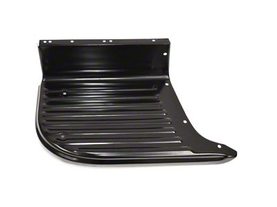 Bed Step; Black; Driver Side (55-56 Chevrolet Truck w/ Short Bed)