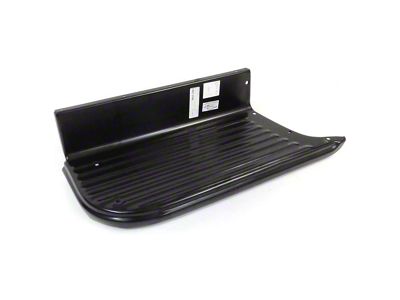 Bed Step; Black; Driver Side (55-56 Chevrolet Truck w/ Long Bed)