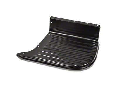 Bed Step; Black; Passenger Side (55-56 Chevrolet Truck w/ Short Bed)