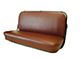 Bench Seat Seat Upholstery Kit without Pleats; Maroon Vinyl (47-55 Chevrolet Truck)