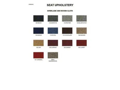 Bench Seat Upholstery Kit; Chamois Vinyl/Oak Cloth (60-66 C10)