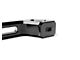 Billet A-Pillar/Roof Grab Handle; Black Anodized (95-99 C1500, C2500, C3500, K1500, K2500, K3500)