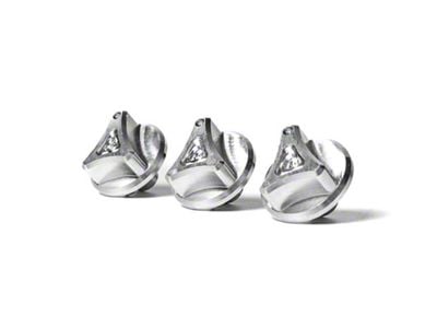 Billet Climate Control Knobs; Machined Finish (95-99 C1500, C2500, C3500, K1500, K2500, K3500)