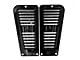 Billet Door Jamb Vents with Engraved Flag; Black Anodized (88-98 C1500, K1500; 92-98 C2500, C3500, K2500, K3500)