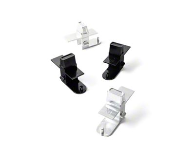 Billet Door Lock Slides; Machined Finish (95-99 C1500, C2500, C3500, K1500, K2500, K3500)