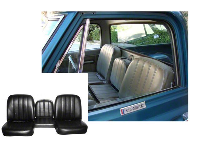Chevy Or GMC Truck Bucket Seat Covers, CST Or Super Custom,With Armrest Cover, Best Quality, 1967-1968
