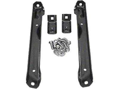 Chevy Truck Bumper Bracket Set, Front, 4 Wheel Drive, 1971-1972