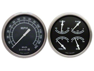 Classic Instruments Chevy Truck Classic Instruments Traditional Series Custom Gauge Package, 1947-1953