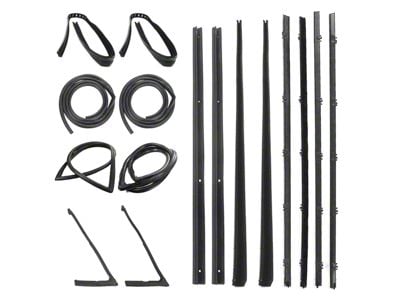 Complete Weatherstrip Seal Kit with Weatherstrip Trim Groove (67-68 K10, K20)