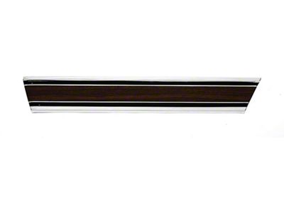 1969-72 RH Rr Lwr Short Fleetsde Bed Mldg W/Woodgrain Insert