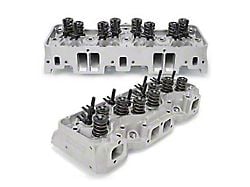 Chevy Truck Cylinder Head, 348 & 409ci Complete, Aluminum, Edelbrock, 1961-65