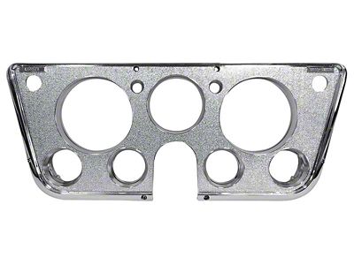 Dash 7-Gauge Bezel; Chrome (67-72 Blazer, C10, C20, Jimmy, K10, K20, Suburban)