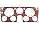 Chevy Truck Dash Bezel Applique, Wood Grain, 1967-1968