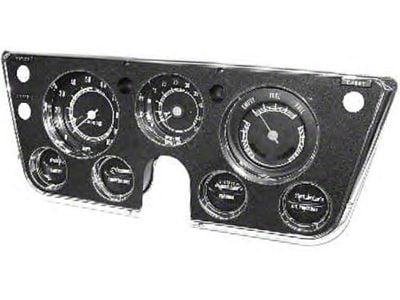 Chevy Truck Dash Cluster Kit, With Tachometer & Vacuum Gauge, 1967-1968