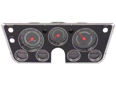 Chevy Truck Dash Cluster Kit, With Tachometer & Without Vacuum Gauge, 1967-1968