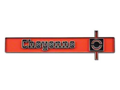 Chevy Truck Dash Emblem Cheyenne 1975-1980