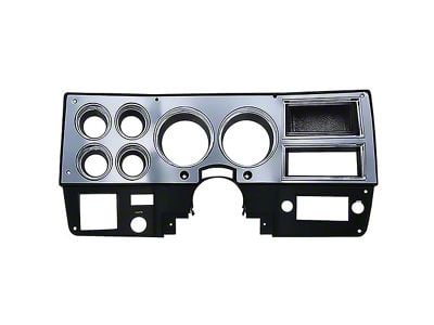 Dash Gauge Bezel; Brushed Aluminum (75-77 Blazer, C10, C15, Jimmy, K10, K15 w/o Air Conditioning)