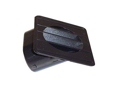 Chevy Truck Defroster Outlet, Left, Black, 1967-1972