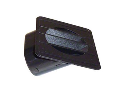 Chevy Truck Defroster Outlet, Right, Black, 1967-1972