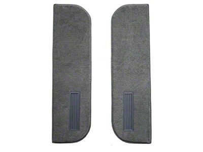 Chevy Truck Door Panel Carpet, With Cardboard, With Vents, Crew Cab, CutPile, 1974-1991