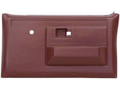 Chevy Truck Door Panels, Front, Blazer, Sierra Type, Without Power Windows Or Locks, 1981-1987