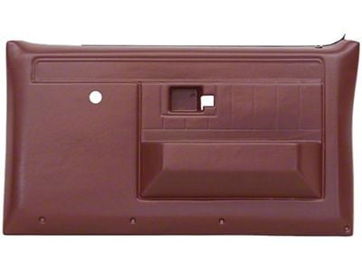 Chevy Truck Door Panels, Front, Sierra Type, With Power Windows & Power Locks, 1981-1991 (Crewcab & Silverado)