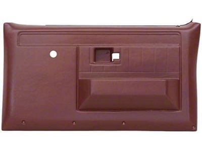 Chevy Truck Door Panels, Front, Sierra Type, Without Power Windows, With Power Locks, 1981-1991 (Crewcab & Silverado)